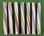 Blank #332 - Striped Pen Turning Blanks, Assorted Exotic Hardwoods, Set of 7,  3/4 x 3/4 x 8 ~ $29.99